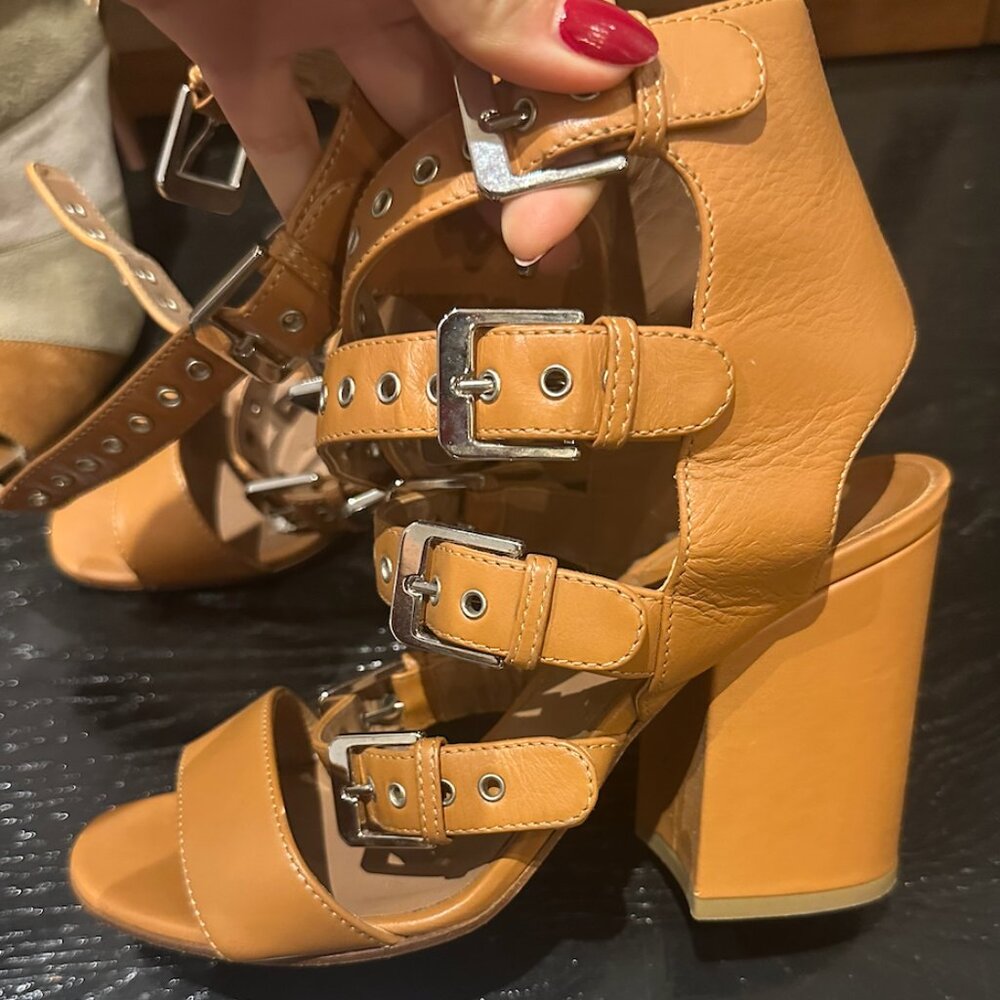 Laurence Dacade Brown Buckle Sandals